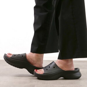 yő100%|CgobNzNbNX crocs T_ xC XCh [211108-001 SS25] Bae Slide fB[X C XChT_ Black K戵Xyezytsz