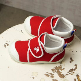 ルコック le coq sportif 子供用スニーカー LCS アルル [QL5WJC52RW SS25] LCS ARLES ベビー インファント 靴 キッズ シューズ F レッド/ホワイト【ts】 正規取扱店【e】