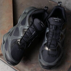 ������ MERRELL �X�j�[�J�[ �X�s�[�h �A�[�N �}�e�B�X �S�A�e�b�N�X [J038253 SS25] M SPEED ARC MATIS GTX �����Y �C �g���b�L���O�V���[�Y GORE-TEX �h�� �A�E�g�h�A BLACK ���K�戵�X