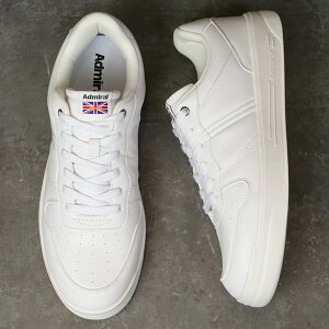 �A�h�~���� Admiral �X�j�[�J�[ �j���[�L���b�X�� [AD827 SS25] NEWCASTLE �����Y �C �J�W���A���V���[�Y White �� ���K�戵�X