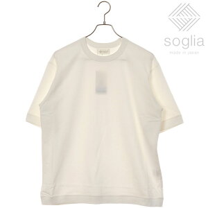 �y�݌Ɍ���zSoglia �\���A �\�t�g�e���[ �n�C�Q�[�WT�V���c [SS25] Soft terry high gauge T-shirt �����Y�E���f�B�[�X �g�b�v�X ���{�� �V���[�g�X���[�u ���� White �y���[���։z ���K�戵�X�yts�z�yts