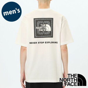 �y�ő�100%�|�C���g�o�b�N�zTHE NORTH FACE �U�E�m�[�X�E�t�F�C�X �V���[�g�X���[�u�o���_�i�X�N�G�A���S�e�B�[ [NT32446-W2 SS25] S/S Bandana Square Logo Tee �����Y TNF �A�E�g�h�A �g�b�v�X ����T�V���c �z