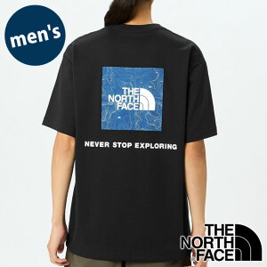 �U�E�m�[�X�E�t�F�C�X THE NORTH FACE �V���[�g�X���[�u�o�b�N�X�N�G�A�g���o�[�X���S�e�B�[ [NT32543-K] S/S Back Square Traverse Logo Tee �����Y TNF �A�E�g�h�A �g�b�v�X ����T�V���c �u���b�N �y���[����