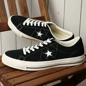 Ro[X CONVERSE Xj[J[ X^[ XG[h [35200860 SS25] ONE STAR SUEDE YEfB[X C V[Y BLACK K戵Xytszyez