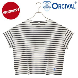 �y�ő�100%�|�C���g�o�b�N�zORCIVAL �I�[�V�o�� �{�[�g�l�b�N �V���[�g�X���[�u�v���I�[�o�[ [OR-C0335-BFJ SS25] BOAT NECK S/S P.O.���{�� ���f�B�[�X �g�b�v�X �J�b�g�\�[ ����T�V���c �{�[�_�[ WHITE/F.GR