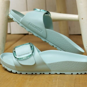 �y�ő�100%�|�C���g�o�b�N�zBIRKENSTOCK �r���P���V���g�b�N �T���_�� �}�h���b�h �r�b�O�o�b�N�� [1029614 SS25] Madrid Big Buckle EVA ���f�B�[�X �h�C�c�� �R���t�H�[�g�T���_�� ���N�T���_�� Surf-Green 