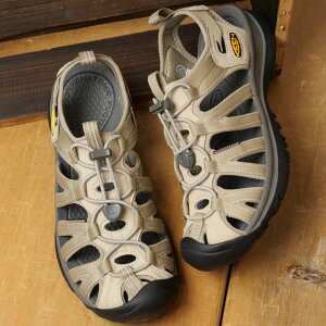 �L�[�� KEEN �T���_�� �E�B�X�p�[ [1029079 SS25] W WHISPER ���f�B�[�X �C �E�H�[�^�[�V���[�Y �������p �L�����v �A�E�g�h�A PLAZA-TAUPE/GOLDEN-YELLOW �g�[�v ���K�戵�X