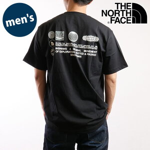 yő100%|CgobN!zUEm[XEtFCX THE NORTH FACE V[gX[utbVhCO[uObhRbgeB[ [NT32550-K SS25] S/S FD Globe Grid Cotton Tee Y TVc z