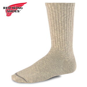 bhEBO REDWING Rbguh }[ON[  [97669/97658] COTTON BLEND MARL RAGG CREW / OVER-DYED Y C u[c\bNX Made in USA red wing CREAM/COFFEE y[։z K戵X