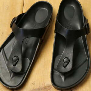 �y�ő�100%�|�C���g�o�b�N!�z�r���P���V���g�b�N BIRKENSTOCK �T���_�� �M�[ [128201 SS25] Gizeh EVA �����Y �h�C�c�� �R���t�H�[�g�T���_�� ���N�T���_�� Black ���K�戵�X
