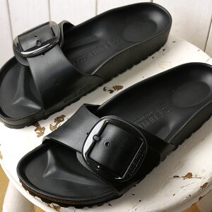 yő100%|CgobN!zrPVgbN BIRKENSTOCK T_ }hbh rbOobN [1029635 SS25] Madrid Big Buckle EVA fB[X hCc RtH[gT_ NT_ Black 