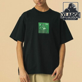 エクストララージ XLARGE ゴリラヘッズ ショートスリーブTシャツ [101252011025 SU25] GORILLA HEADS S/S TEE メンズ x-large エックスラージ トップス カットソー 半袖 BLACK 【メール便可】 正規取扱店【ts】【e】