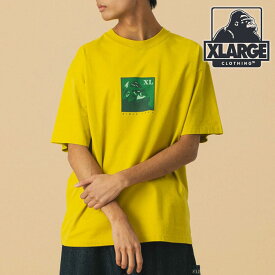 エクストララージ XLARGE ゴリラヘッズ ショートスリーブTシャツ [101252011025 SU25] GORILLA HEADS S/S TEE メンズ x-large エックスラージ トップス カットソー 半袖 MUSTARD 【メール便可】 正規取扱店【ts】【e】
