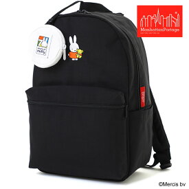 【最大100%ポイントバック】コラボ マンハッタンポーテージ Manhattan Portage ダフォディル バックパック 500D コーデュラ ミッフィー 70周年[MP1241MF70 SS25] DAFFODIL BACKPACK 500D CORDURA MIFFY 70TH メンズ・レディース 鞄 リュック Black 正規取扱店
