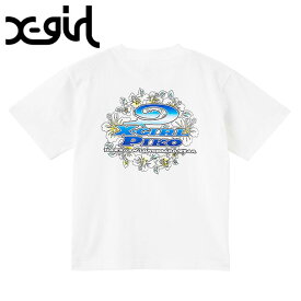エックスガール X-girl ピコ コラボ ショートスリーブTシャツ [105252011043 SS25SPOT] X-girl×PIKO S/S TEE レディース xgirl トップス 半袖 WHITE 【メール便可】 正規取扱店【ts】【e】