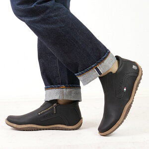 �R���J���[ conqueror shoes �����Y �J�W���A���X�j�[�J�[ �t�H�M�[ �E�H�[�^�[�e�b�N�X [22FW-FG02 FW22] FOGGY WATER-TEX �h�� �X���b�|�� BLACK �� �u���b�N�n