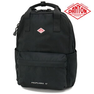 �_���g�� DANTON �|���G�X�e���c�C���o�b�N�p�b�N �s���v���G [PEUPLIERS 17 SS26] 17L POLYESTER TWILL BACKPACK �����Y�E���f�B�[�X ���j�Z�b�N�X �� �����b�N �f�C�p�b�N �� BLACK�iWHITE�j ���K�戵�X