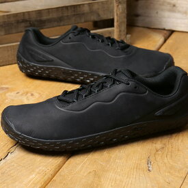 【最大100%ポイントバック】MERRELL メレル メンズ ベイパー グローブ 7 レザー [J00003329 SS26] M VAPOR GLOVE 7 LTR ベアフットシューズ 裸足感覚 薄底スニーカー アウトドア タウン ブラック 正規取扱店