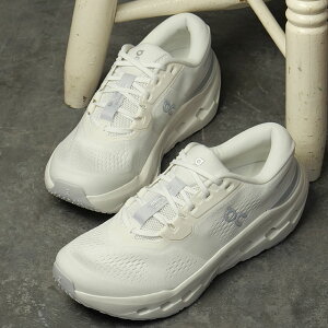 �y�ő�100%�|�C���g�o�b�N�z�I�� On �X�j�[�J�[ �E�B�����Y �N���E�h�����i�[ 3 [3WG10050924 SS26] Cloudrunner 3 ���f�B�[�X �y�� �����j���O�V���[�Y �I�t�B�X �W�� �A�[�o�� �z���C�g White/Ivory ���K