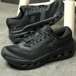 �y�ő�100%�|�C���g�o�b�N�z�I�� On �X�j�[�J�[ �E�B�����Y �N���E�h�����i�[ 3 [3WG10051043 SS26] Cloudrunner 3 ���f�B�[�X �y�� �����j���O�V���[�Y �I�t�B�X �W�� �A�[�o�� �u���b�N Black/Black ���K