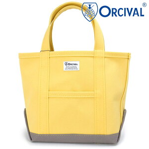 �y�ő�100%�|�C���g�o�b�N�z�I�[�V�o�� ORCIVAL �g�[�g�o�b�O �X���[�� [OR-H0285-KWC SS26] TOTE BAG SMALL �����Y�E���f�B�[�X ���j�Z�b�N�X �� ���{�� �L�����o�X�g�[�g ���T�C�Y ���z �C�G���[ YELLOW/LT