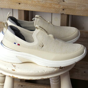 ���R�b�N le coq sportif �X�j�[�J�[ ���f�B�[�X LCS �����[�k FK [LU6SSN22LZ SS26Q2] LCS LORRAINE FK �C �����j���O�V���[�Y ���C�h�݌v(3E����) BGGD �x�[�W��/�S�[���h ���K�戵�X