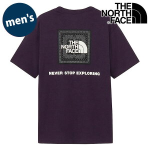 �y�ő�100%�|�C���g�o�b�N�zTHE NORTH FACE �U�E�m�[�X�E�t�F�C�X T�V���c �����Y �V���[�g�X���[�u�o���_�i�X�N�G�A���S�e�B�[ [NT32446-ED SS26] S/S Bandana Square Logo Tee ���j�Z�b�N�X ���� �z������ �p