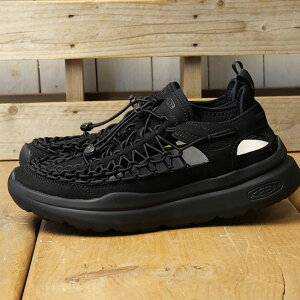 �y�ő�100%�|�C���g�o�b�N�z�L�[�� KEEN �X�j�[�J�[�T���_�� �����Y ���j�[�N �_�u���P�[ [1030271 SS26] M UNEEK WK �E�H�[�L���O �A�E�g�h�A �^�E�� �g���x�� �V���[�Y �u���b�N BLACK/BLACK ���K�戵�X