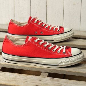 �R���o�[�X CONVERSE �X�j�[�J�[ �����Y �I�[���X�^�[ �G�C�W�h ���[�J�b�g [31318031 SS26Q2] ALL STAR AGED OX �C �V���[�Y ���b�h SIGNAL-RED ���K�戵�X