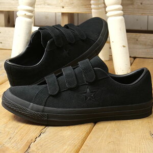 �R���o�[�X CONVERSE �X�j�[�J�[ �����X�^�[ �X�G�[�h V-3 [33702991 SS26Q2] ONE STAR SUEDE V-3 �����Y�E���f�B�[�X ���j�Z�b�N�X �C �V���[�Y �x���N�� �� BLACKMONOCHROME ���K�戵�X