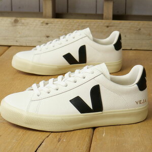 �y�ő�100%�|�C���g�o�b�N�zVEJA ���F�W�� �X�j�[�J�[ ���f�B�[�X �J���| [CP0501537 SS26] CAMPO �C ���U�[�V���[�Y �� WHITE/BLACK ���K�戵�X