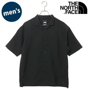 �y�ő�100%�|�C���g�o�b�N�zTHE NORTH FACE �U�E�m�[�X�E�t�F�C�X �����Y �V���[�g�X���[�u�A���n���b�v�V���c [NR22631-K SS26] S/S Aloha Rip Shirt ���j�Z�b�N�X �g�b�v�X �����I�[�v���V���c UV�P�A �� 