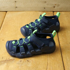 �L�[�� KEEN �T���_�� �L�b�Y �n�C�p�[�|�[�g �G�C�`�c�[ [1031923 SS26] Children HYPERPORT H2 �`���h���� �j�̎q�E���̎q �q���C ���V�� �L�����v �A�E�g�h�A �V���[�Y �l�C�r�[ NAVAL-ACADEMY/VIBRANT-GREEN 