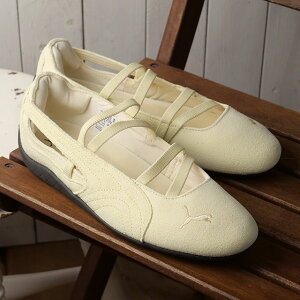 �y�ő�100%�|�C���g�o�b�N�z�v�[�} PUMA �X�j�[�J�[ ���f�B�[�X �X�s�[�h�L���b�g �o���G SD �E�B�����Y [401287-15 SS26Q2] SPEEDCAT BALLET SD WNS �C ���� �o���G�V���[�Y �x�[�W�� Creamy-Vanilla ���K�戵�X