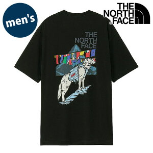 �y�ő�100%�|�C���g�o�b�N�zTHE NORTH FACE �U�E�m�[�X�E�t�F�C�X T�V���c �����Y �V���[�g�X���[�u�h�b�O�X���b�h�O���t�B�b�N�e�B�[ [NT32641-K SS26] S/S Dogsled Graphic Tee ���j�Z�b�N�X �g�b�v�X ����