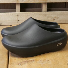 【6か月保証】OOFOS ウーフォス リカバリーサンダル ウークルッグプラス [2001120050261 SS26] OOcloog+ メンズ・レディース ユニセックス 靴 厚底 疲労回復サンダル スライドサンダル 黒 Black 正規取扱店