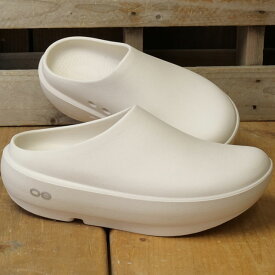 【6か月保証】OOFOS ウーフォス リカバリーサンダル ウークルッグプラス [2001120140261 SS26] OOcloog+ メンズ・レディース ユニセックス 靴 厚底 疲労回復サンダル スライドサンダル 白 Chalk 正規取扱店