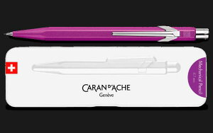 在庫限りSALE!! カランダッシュ(CARAN d`ACHE)849 カラーマットX メカニカルペンシル0.5mm バイオレット スリムパック入 MF0844-605