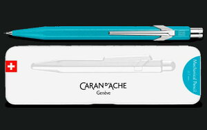 在庫限りSALE!! カランダッシュ(CARAN d`ACHE)849 カラーマットX メカニカルペンシル0.5mm ターコイズ スリムパック入 MF0844-681