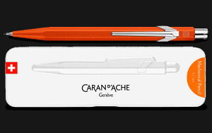 在庫限りSALE!! カランダッシュ(CARAN d`ACHE)849 カラーマットX メカニカルペンシル0.5mm オレンジ スリムパック入 MF0844-776