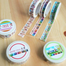 ★ぺんてるクレヨン！マスキングテープ★3巻セット☆カモ井加工紙製造X紀寺商事（Kitera）☆