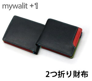 �}�C�E�H���b�g 2�܂���z �C�^���A���J�[�t�X�L�� mywalit PLUS-1 Standard Wallet w/Box Coin Pocket MY145634