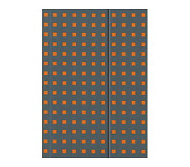 2014年秋の新ブランド Paper-Oh（ペーパーオー)のポップなノートシリーズ Quadro Grey on Orange/ B5 /横罫 【RCP】OH9058-8