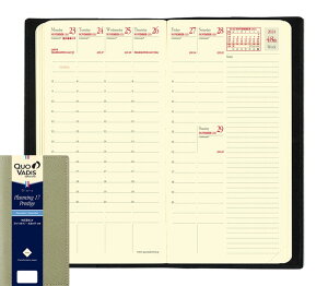 クオバディス(QUO VADIS) 2026年版1月始まりダイアリー プランニング17プレステージ/クラブ qv55702**