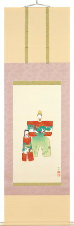 楽天市場】上村松園 『 御ひな之図 』軸装 額装 掛軸 通販 販売 絵画 