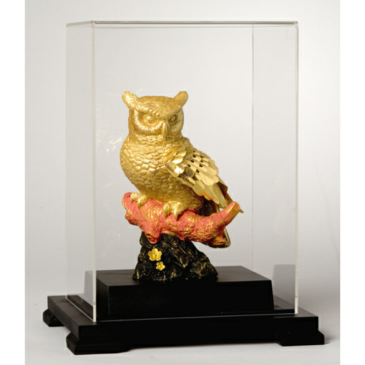 楽天市場】純金箔 貼り 『 黄金のふくろう 』 贈り物 フクロウ 瑞鳥 鳥 