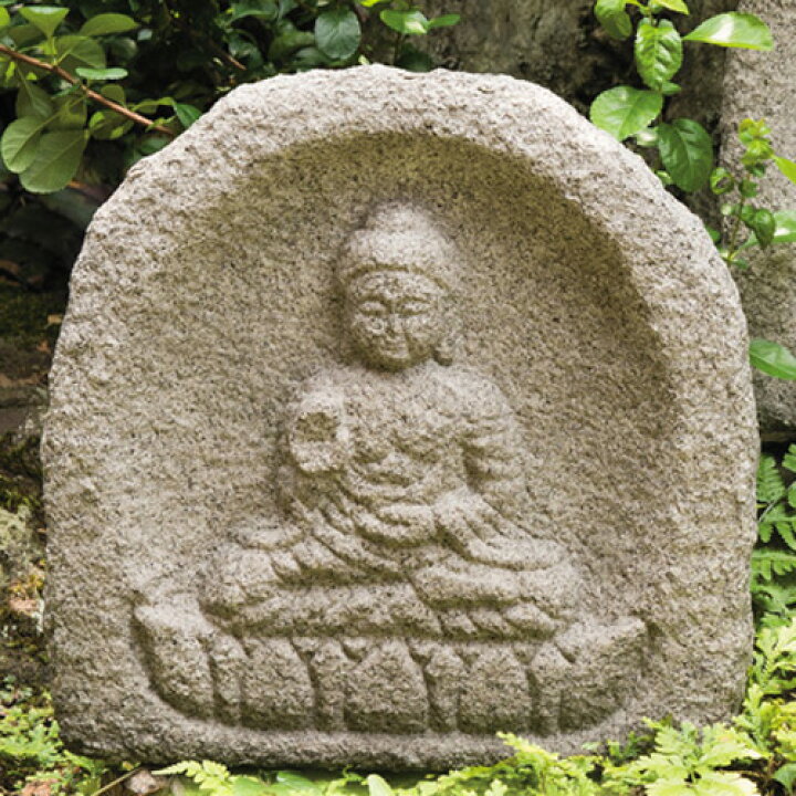 楽天市場】『 釈迦如来 』（単品）庭置 仏像 真壁 御影石 伝統工芸士 