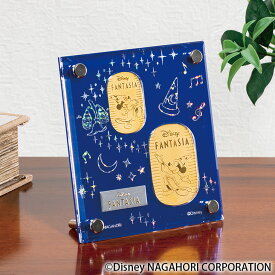 純金 ディズニー 正規品 『ミッキーマウス ファンタジア 小判 』 大小セット 保証書付き Disney 専用桐箱入り K24 通販 販売 プレゼント ギフト お祝い　FANTASIA クリスマス