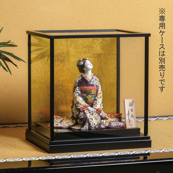 楽天市場】博多人形 『桜月夜』伝統工芸師 川崎幸子 内閣総理大臣賞 
