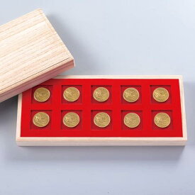 『昭和天皇御在位60年記念金貨』10枚セット　造幣局発行 純金 20g 皇室 コイン 貨幣 通販 販売 プレゼント お祝い